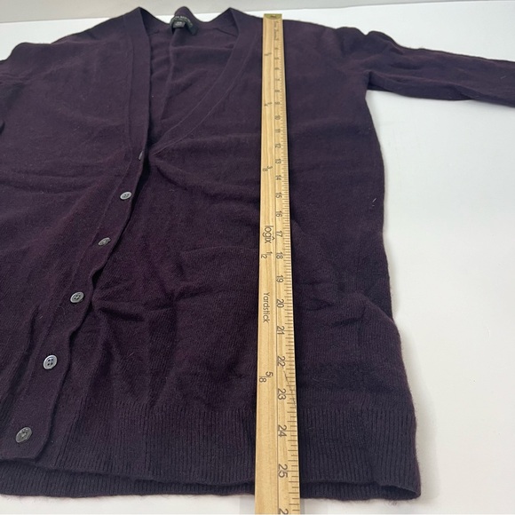 Banana Republic Purple V-Neck Cardigan Sweater Merino Wool & Cashmere Size XS - Picture 10 of 10